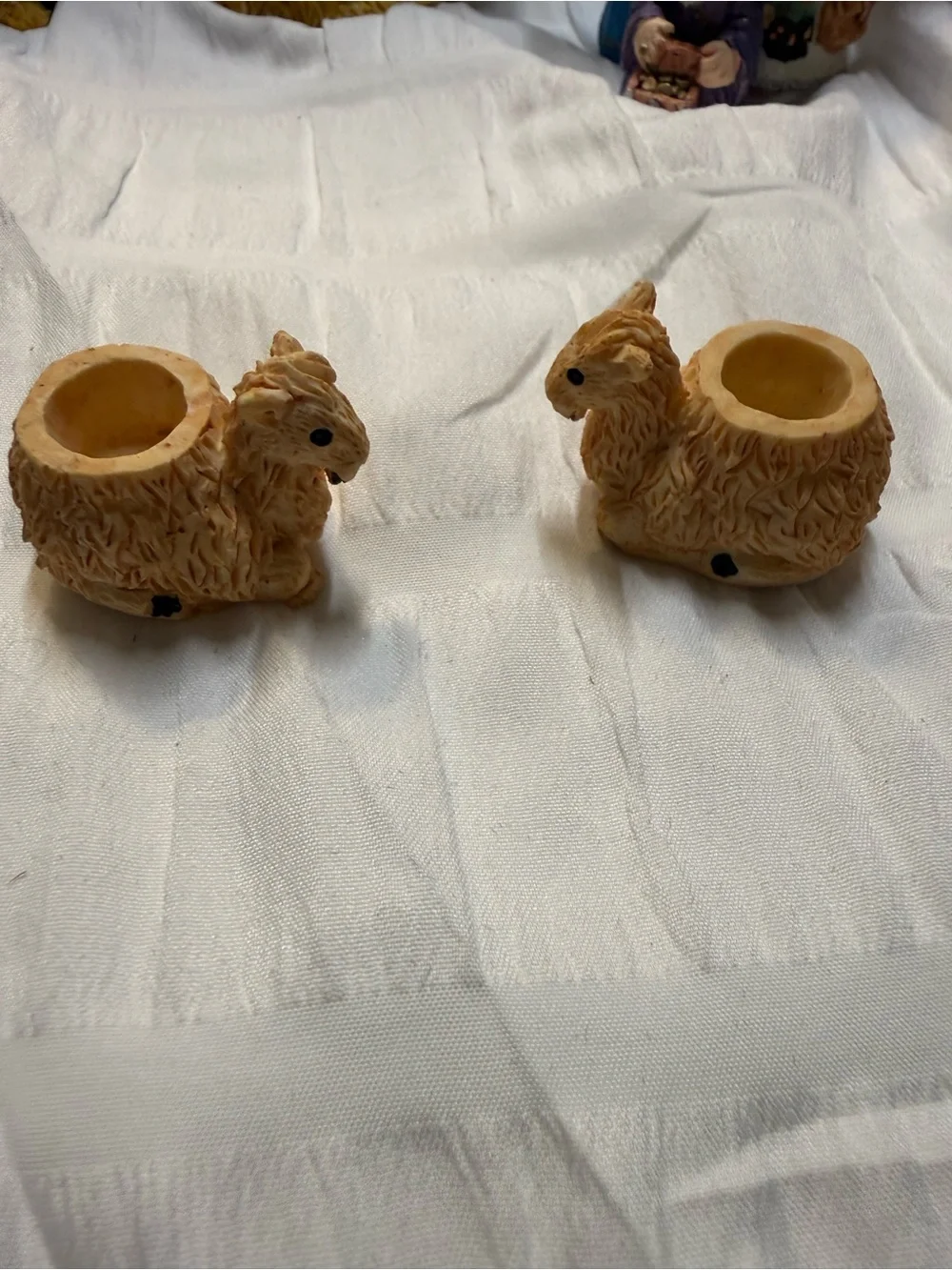 Christmas Religious Nativity Miniature Figurine Tea Set Vintage 1995 Youngs Inc.
